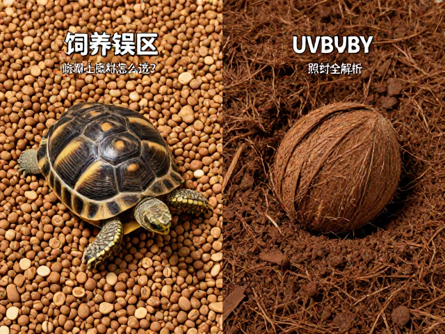 陆龟饲养误区，陶粒椰土底材怎么选？灯光UVB照射全解析