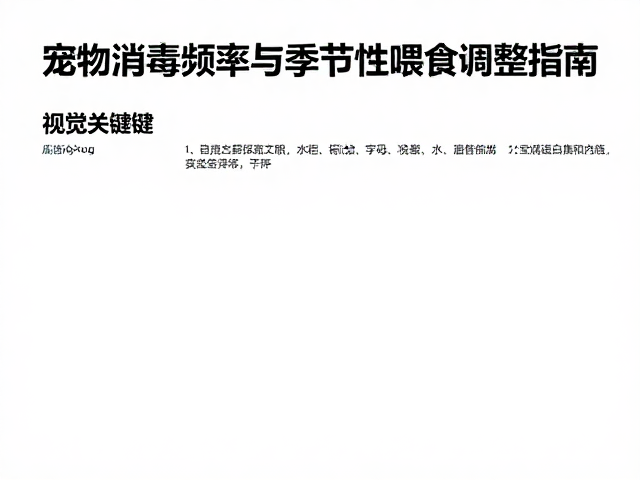 宠物饲养误区，清洁消毒频率与季节性喂食调整指南