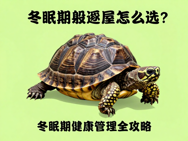 龟壳晒台躲避屋怎么选？纠正饲养误区，冬眠期健康管理全攻略