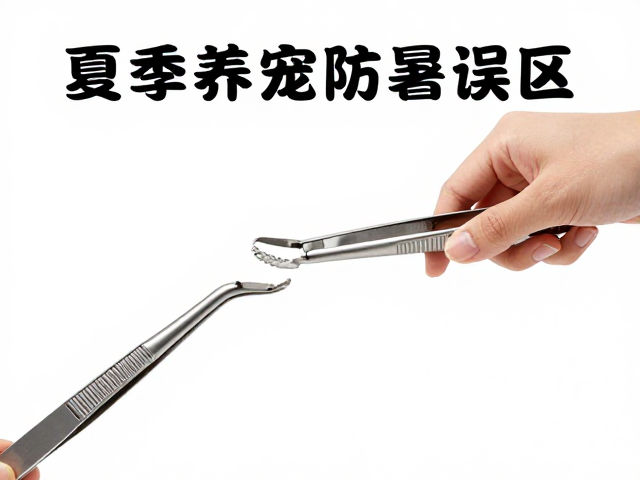 夏季养宠防暑误区，专用夹子镊子如何正确使用？
