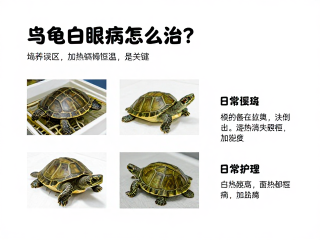 乌龟白眼病怎么治？纠正饲养误区，加热棒恒温是关键