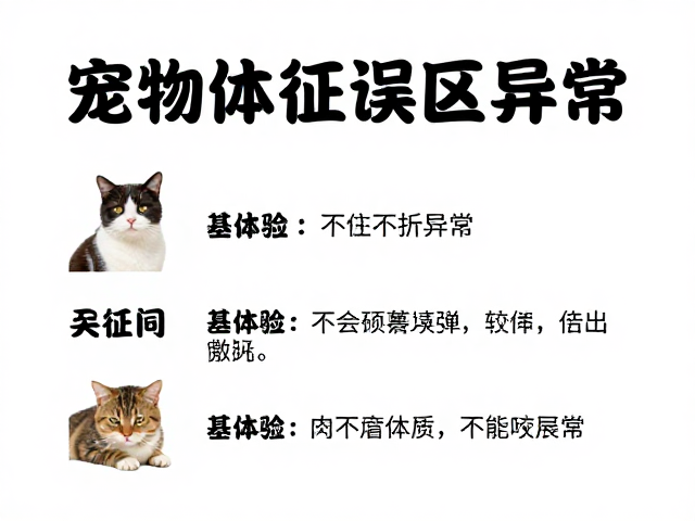宠物饲养误区纠正，通过健康体征识别异常，分享实战经验避坑指南