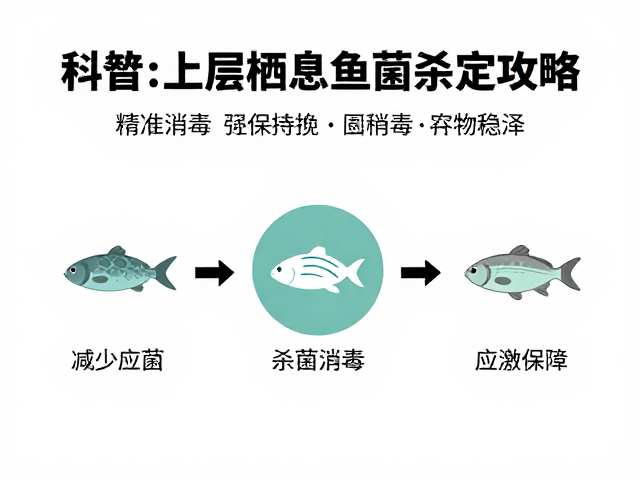 水产养殖上层栖息鱼杀菌消毒，减少应激保持色泽稳定攻略