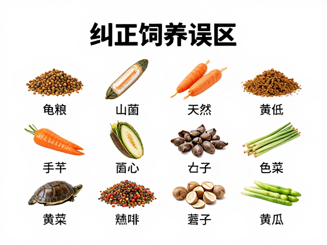 纠正饲养误区,龟粮与天然食物搭配,把握季节性饮食调整