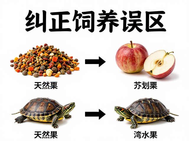纠正饲养误区,龟粮与天然食物搭配,把握季节性饮食调整