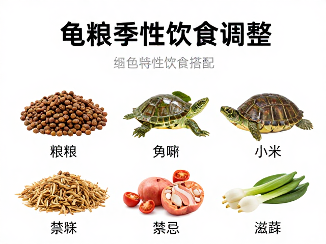 纠正饲养误区,龟粮与天然食物搭配,把握季节性饮食调整