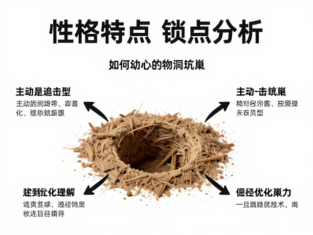 性格特点分析,主动追击型如何像动物挖洞筑巢般锁定目标