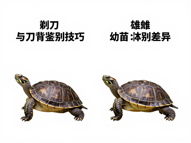 剃刀龟与刀背麝香如何区分？看幼苗鉴别技巧及雄雌体型差异