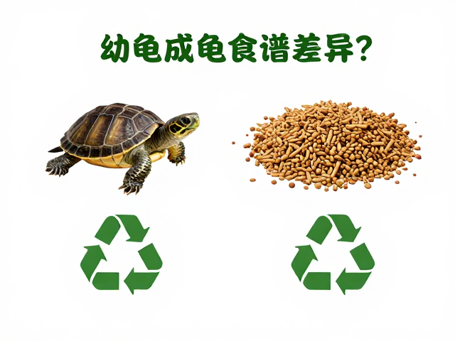 幼龟成龟食谱差异?废旧饲料包装回收指南,打造环保养龟空间