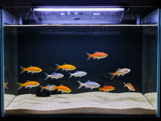 群游鱼怎么养？软底砂，加盖防跳，打造高颜值水族缸
