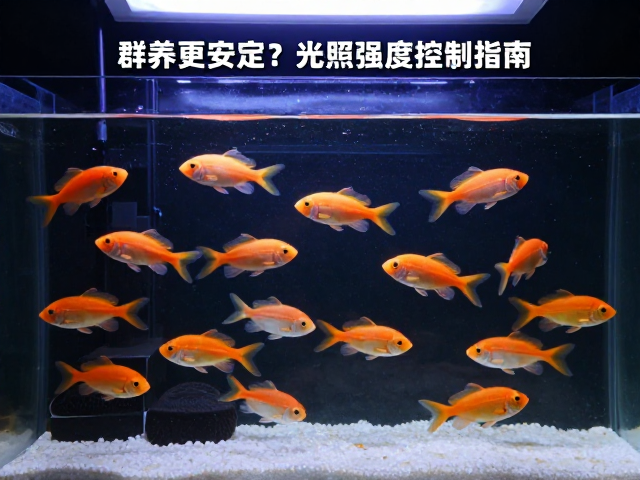 群养更安定？光照强度控制指南，让喜爱群游鱼群状态极佳