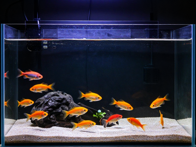 群游鱼怎么养？软底砂，加盖防跳，打造高颜值水族缸