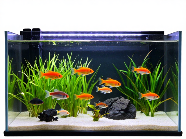 群游草缸鱼推荐，适度光照促体色，打造灵动水族造景