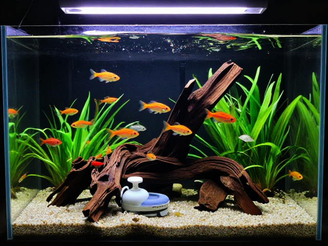群游鱼怎么养?氧气泵,沉木水草打造爆缸高颜值水族缸