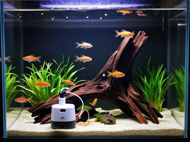 群游鱼怎么养?氧气泵,沉木水草打造爆缸高颜值水族缸