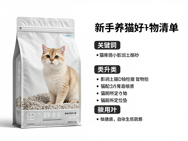 专用猫粮,膨润土猫砂,猫厕所定位垫,新手养猫必备好物清单
