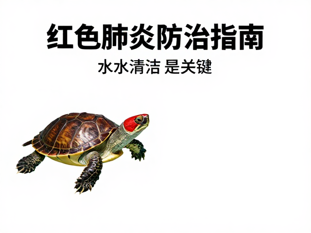 红面泥龟肺炎防治指南,水质清洁是关键