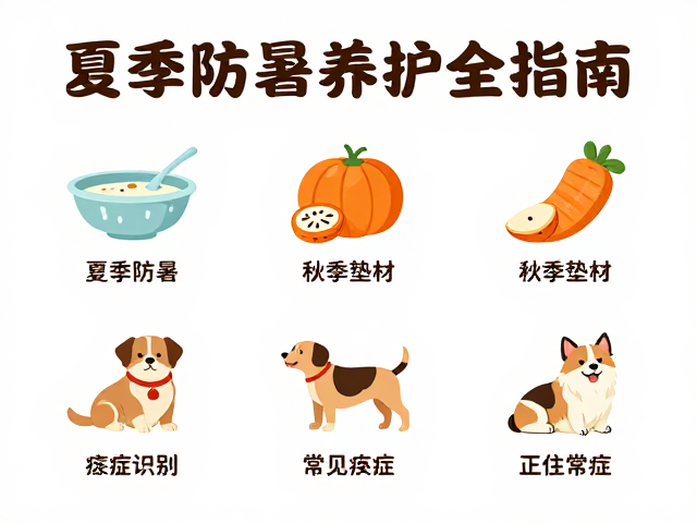 夏季防暑,秋季垫材更换,常见病症识别,宠物养护全指南
