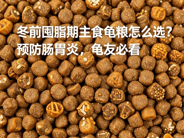 冬前囤脂期主食龟粮怎么选?预防肠胃炎,龟友必看