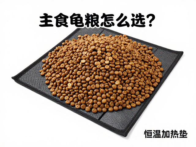 主食龟粮怎么选?易消化食材搭配恒温加热垫,养龟不生病