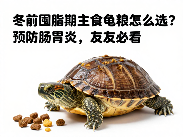 冬前囤脂期主食龟粮怎么选?预防肠胃炎,龟友必看