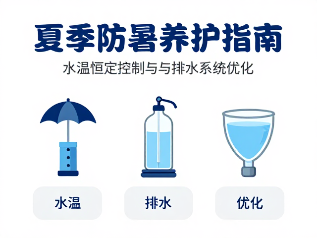 夏季防暑养护指南，水温恒定控制与排水系统优化