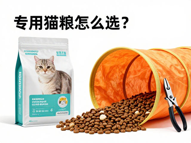 专用猫粮怎么选?搭配猫隧道猫屋与指甲剪,打造科学养宠日常