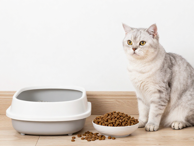 室内养猫必备,专用猫粮搭配防猫砂碗,打造洁净健康养宠生活