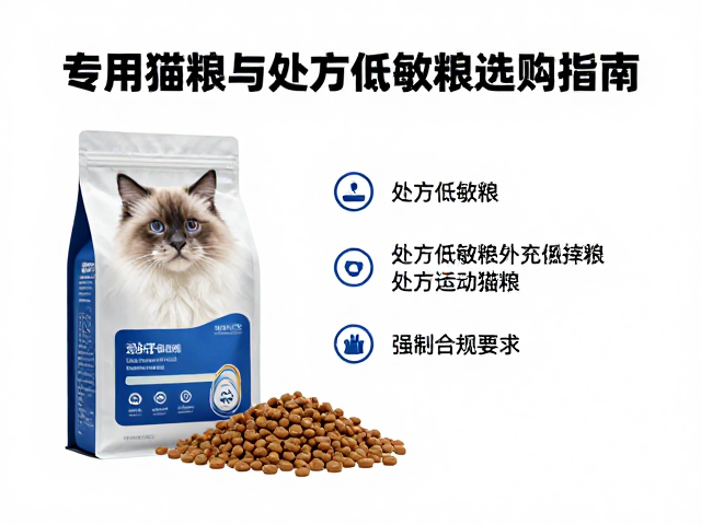 新手养猫入门,专用猫粮与处方低敏粮选购指南