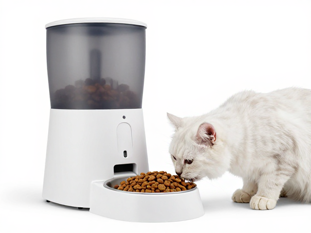 专用猫粮搭配定时喂食器,高耐用性方案,让爱宠饮食更科学省心
