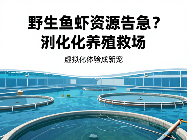 野生鱼虾资源告急？规模化养殖救场，虚拟水族体验成新宠