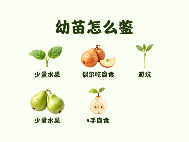 幼苗怎么鉴别?少量水果,偶尔吃腐食,新手避坑指南