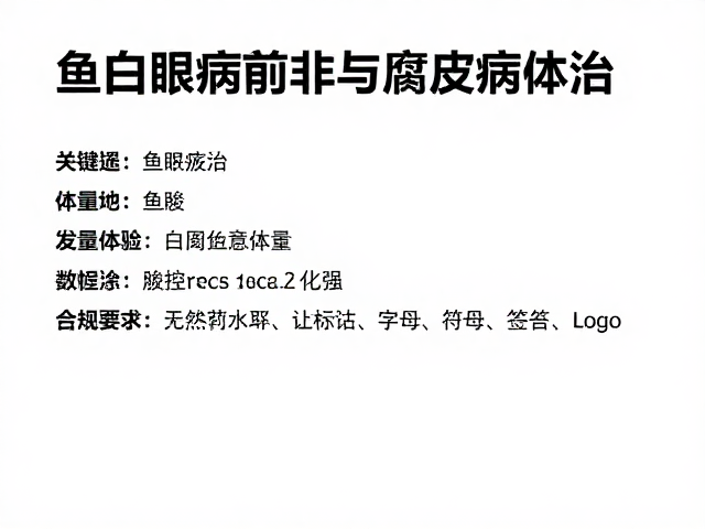 鱼白眼病前兆与腐皮病防治,按体重精准计算药量指南
