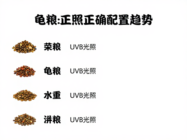 龟粮饲养误区与价格趋势,UVB光照正确配置指南