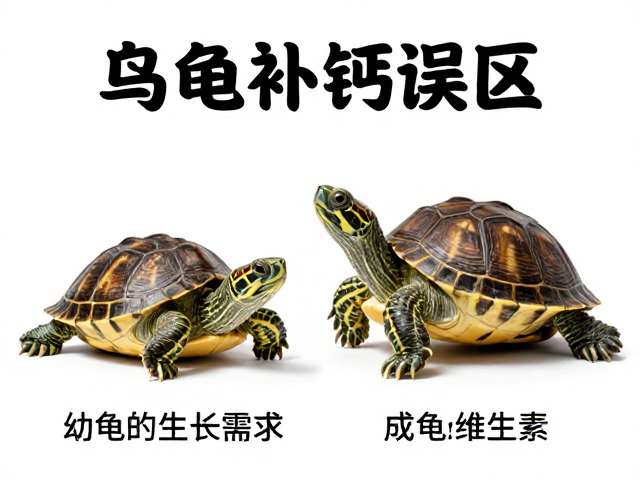 乌龟补钙误区,如何通过性别年龄精准补充维生素?