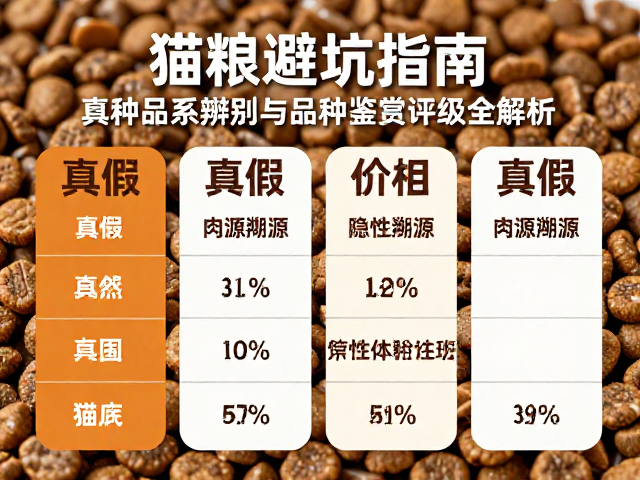猫粮避坑指南,真假品系辨别与品种鉴赏评级全解析