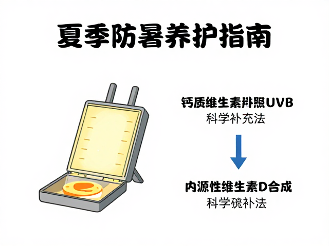 夏季防暑养护指南,钙质维生素与UVB光照科学补充法