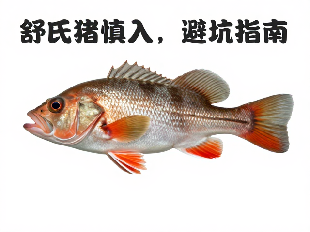 舒氏猪齿鱼适合湖泊水库钓吗？纯新手慎入，避坑指南