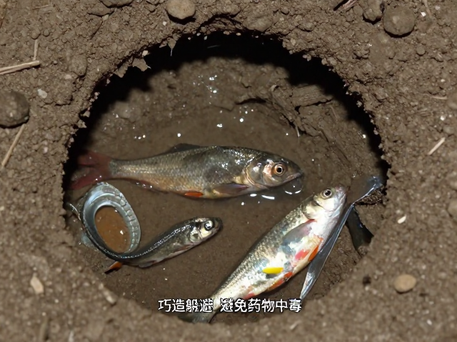 鱼腐皮病防治,巧造躲避穴,避免药物中毒