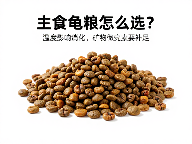 主食龟粮怎么选？温度影响消化，矿物质微量元素要补足