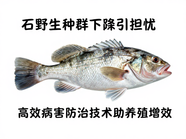 石鲈野生种群下降引担忧,高效病害防治技术助养殖增效