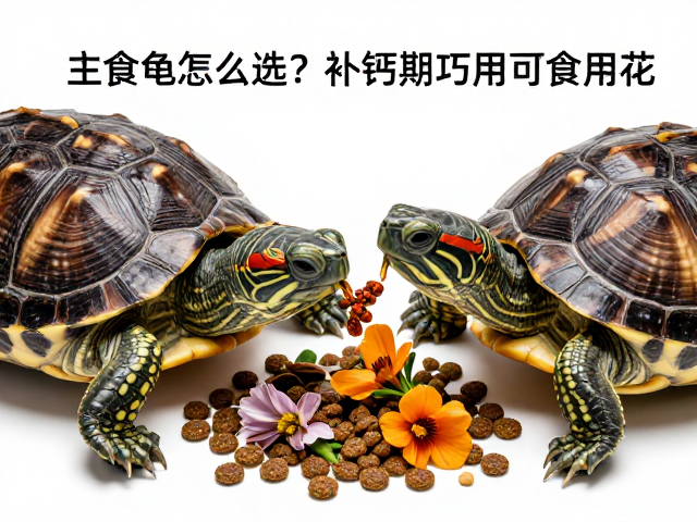 主食龟粮怎么选?补钙期巧用可食用花卉,龟壳更亮