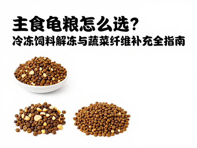 主食龟粮怎么选?冷冻饲料解冻与蔬菜纤维补充全指南