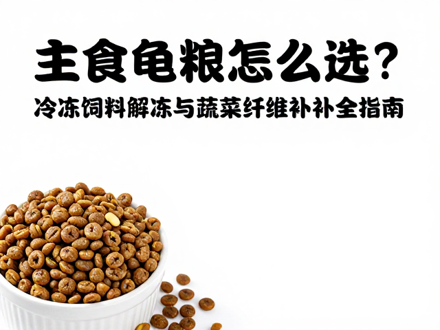 主食龟粮怎么选?冷冻饲料解冻与蔬菜纤维补充全指南