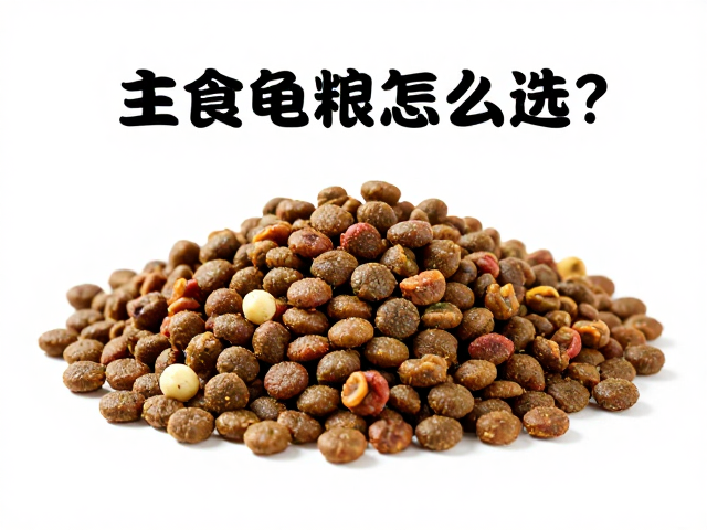 主食龟粮怎么选?忌长期单一饲料,喂食后必清残饵保健康