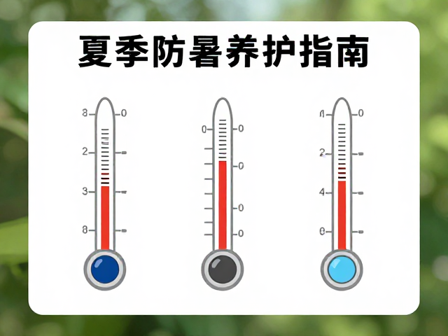 夏季防暑养护指南,记录水温气温,快速处理应激反应