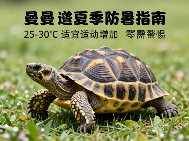 赫曼陆龟夏季防暑指南,25-30℃适宜温度,春季活动增加需警惕