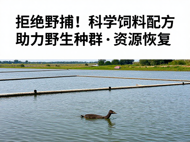 拒绝野捕!科学饲料配方助力野生种群资源恢复