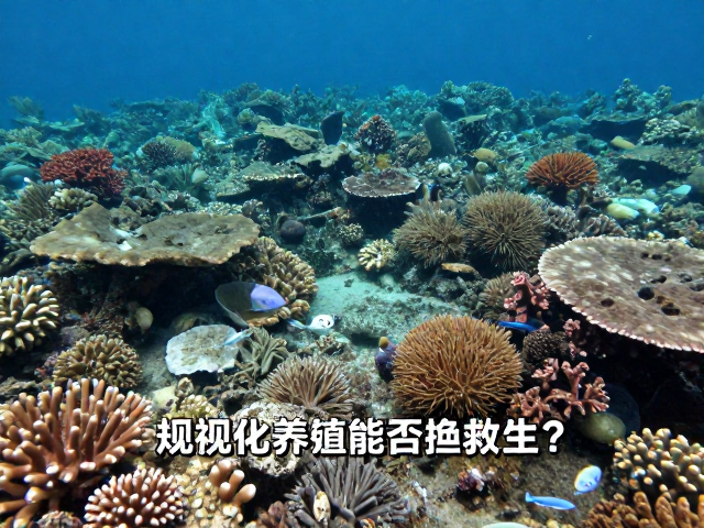 珊瑚礁退化下野生种群锐减，规模化养殖能否挽救生态？