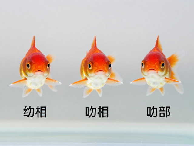 金鱼幼苗鉴别技巧,通过吻部形状与品相分级判断优质鱼苗